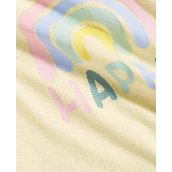 Promo 🔥 First Impressions Toddler 👧 Girls Happy Rainbow 👕 Shirt, Created For Macy's Meringue ⭐ - Image 4