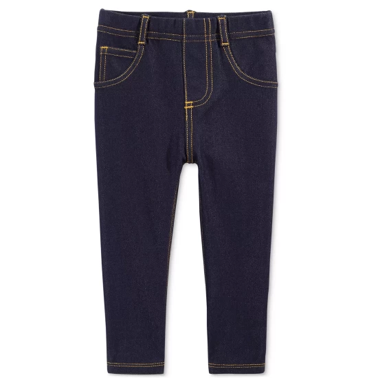 Discount ๐ First Impressions Toddler ๐ง Girls Denim Jeggings, Created For Macy's Indigo โ - Image 2