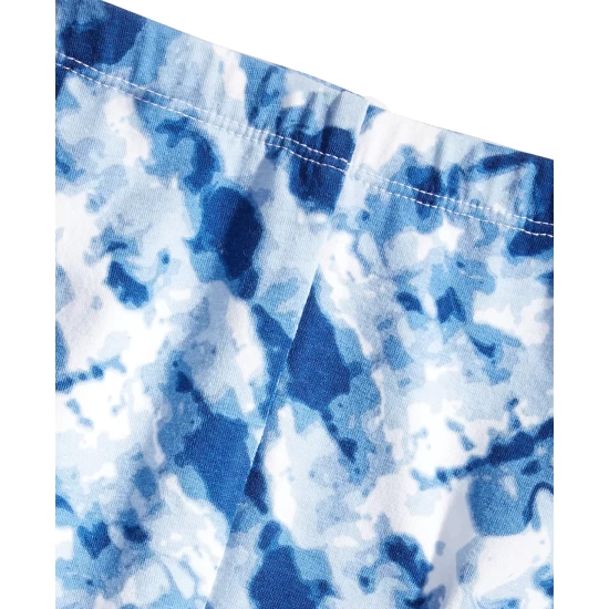 Cheapest ✔️ First Impressions Toddler 👧 Girls Tie Dye Biker Shorts, Created For Macy's Bright White 😀 - Image 4