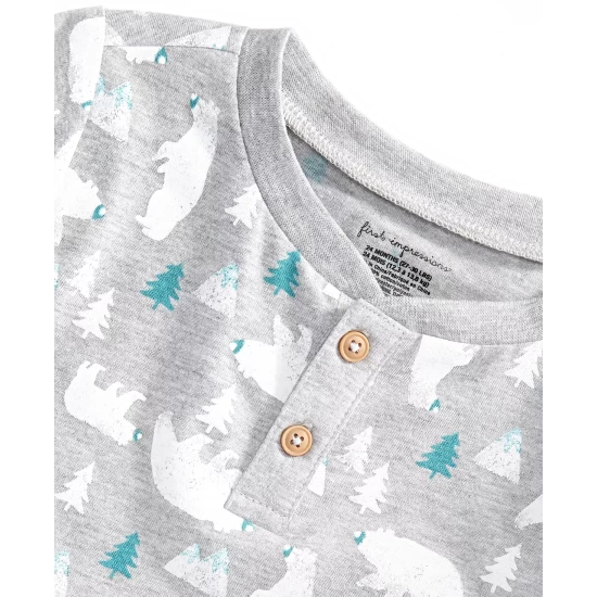 Promo 🔥 First Impressions Toddler 👧 Girls Happy Rainbow 👕 Shirt, Created For Macy's Meringue ⭐