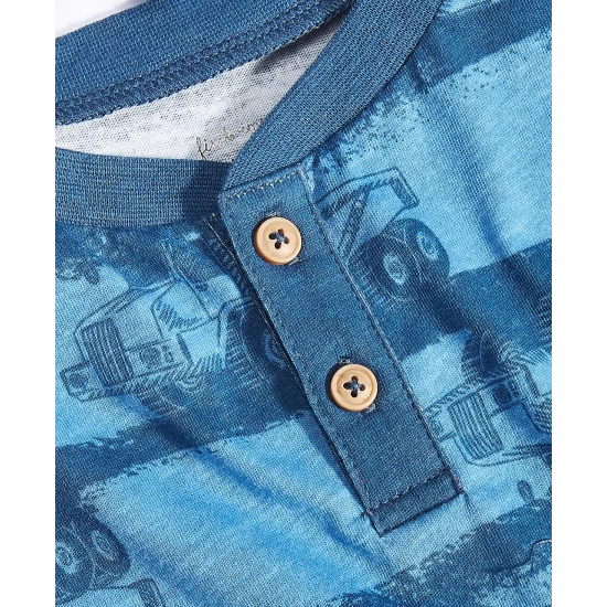 Deals โค๏ธ First Impressions Baby Boys Truck Stripe Henley, Created For Macy's Riviera ๐ - Image 4