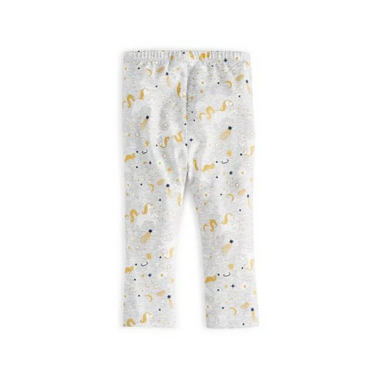 Best Sale 💯 First Impressions Toddler 👧 Girls Flying Unicorn Leggings, Created For Macy's Slate Hthr 🔔 - Image 2
