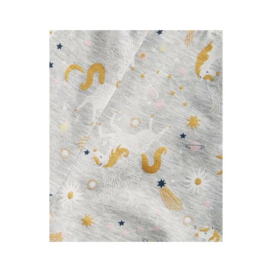 Best Sale 💯 First Impressions Toddler 👧 Girls Flying Unicorn Leggings, Created For Macy's Slate Hthr 🔔 - Image 3