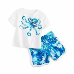 Top 10 🤩 First Impressions Toddler Boys 2-Pc. Octopus Swim 👚 Shirt & Shorts Set, Created For Macy's Bright White ⌛