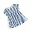 Budget 💯 First Impressions Baby 👧 Girls Sasha Stripe Ruffled Tunic, Created For Macy's Navy Nautical 👏