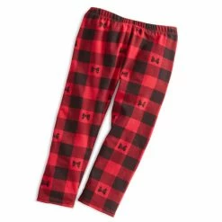 Flash Sale 👍 First Impressions Toddler 👧 Girls Ribbon Check Leggings, Created For Macy's Cherry Red 🥰