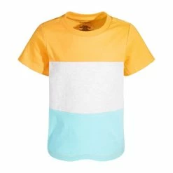 Best Pirce 😀 First Impressions Toddler Boys Colorblocked T-Shirt, Created For Macy's Safflower 🔔