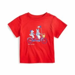 Best Pirce ⭐ First Impressions Baby Boys Sailing Cotton T-Shirt, Created For Macy's Red 👍