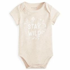 Promo ✨ First Impressions Baby Boys Graphic-Print Bodysuit, Created For Macy's Vanilla Bean Ht 👍