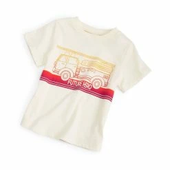 Promo 🔔 First Impressions Baby Boys Future Hero Fire Truck Short-Sleeve T-Shirt, Created For Macy's Antique White 😍