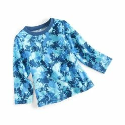 Budget 👏 First Impressions Baby Boys Long-Sleeve Splatter Splash 👚 Shirt, Created For Macy's Ink Blue 😍