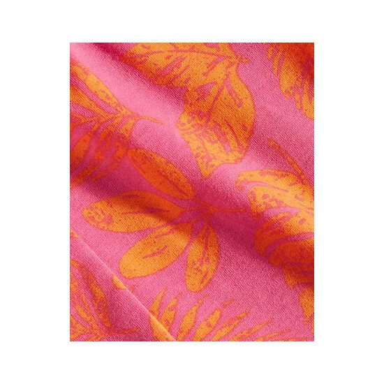 Best Sale ๐ฏ First Impressions Toddler ๐ง Girls Palm-Print Bike Shorts, Created For Macy's Sweet Berry โจ - Image 3