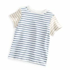 Deals 🛒 First Impressions Baby Boys Two-Stripe Cotton T-Shirt, Created For Macy's Angel White 🔔