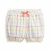 Buy 🧨 First Impressions Toddler 👧 Girls Plaid Bloomers, Created For Macy's Bright White 🎁