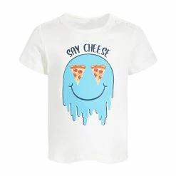 Top 10 😀 First Impressions Toddler Boys Say Cheese T-Shirt, Created For Macy's Angel White ✨