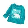 Coupon 🌟 First Impressions Baby Boys Polar Bear Facts Top, Created For Macy's Harbor Blue 🌟