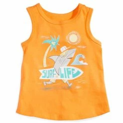 Deals 💯 First Impressions Toddler Boys & 👧 Girls Surf Life Tank Top, Created For Macy's Island Orange 🎁