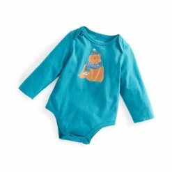 Flash Sale ✔️ First Impressions Baby Boys Cuddle Bear Bodysuit, Created For Macy's Harbor Blue 🎁