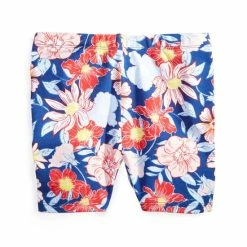Best deal 😍 First Impressions Toddler 👧 Girls Floral-Print Biker Shorts, Created For Macy's Sodalite Blue 🤩