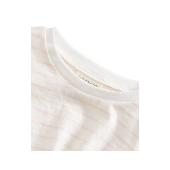 Cheap ❤️ First Impressions Baby 👧 Girls Striped Twisted 👕 Shirt, Created For Macy's Angel White ⌛ - Image 3