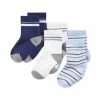 Top 10 ⌛ First Impressions Baby Boys 3-Pk. Striped Crew 🧦 Socks, Created For Macy's Blue Multi ⌛