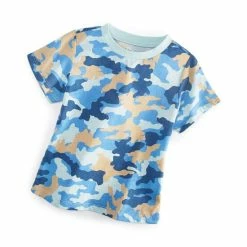Best deal โ First Impressions Toddler Boys Camo-Print T-Shirt, Created For Macy's Blue Innocence ๐