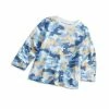 Hot Sale ⭐ First Impressions Toddler Boys Camo-Print 👚 Shirt, Created For Macy's Blue Innocence 🔔
