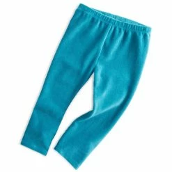 Brand new ๐ First Impressions Baby ๐ง Girls Rib Velour Leggings, Created For Macy's Harbor Blue ๐คฉ