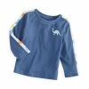 Cheap 🎉 First Impressions Baby Boys Long Sleeve Dinosaur Graphic T-Shirt, Created For Macy's Ink Blue 🔔
